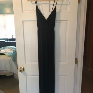 Black maxi dress